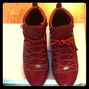 Red balenciaga...